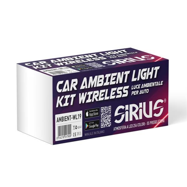 Atmosfera Wireless RGB in fibra ottica 19 vie - 256 Colori