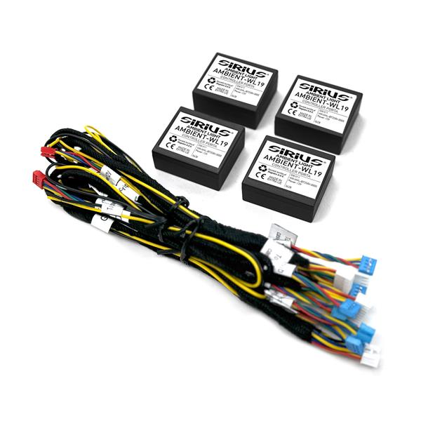 Atmosfera Wireless RGB in fibra ottica 19 vie - 256 Colori