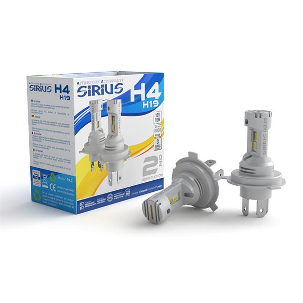 12V H4/H19 LED Headlight Retrofit Bulb - OELED Series 2gen