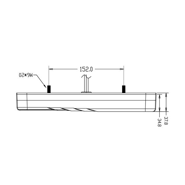FANALE POST 22*10*3.4CM POSIZIONE/STOP/FRECCIA/FENDI/RETROMARCIA