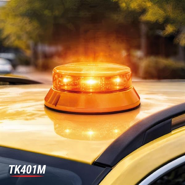Lampeggiante LED 36W IP69K, profilo basso con magnete