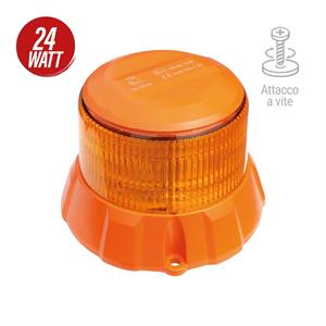 48 W LED beacon IP69K medium-profile screw mount