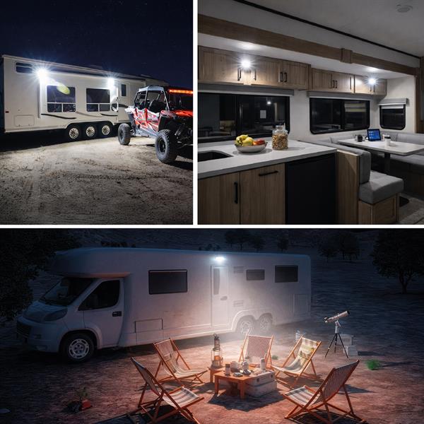 Luce LED 9W IP66 12-24V per camper, camion e van