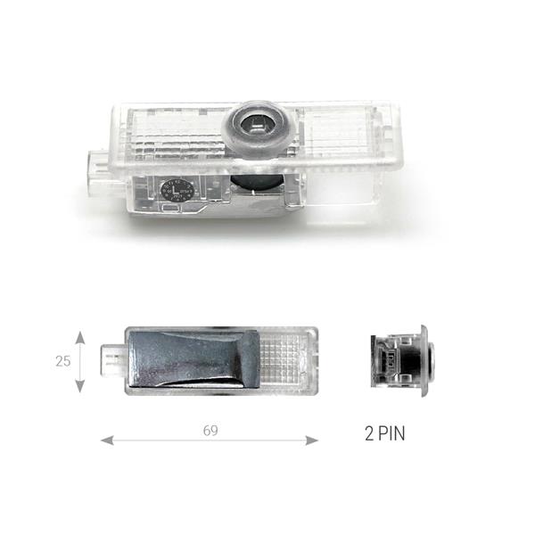 Range Rover courtesy/puddle LED light with logo