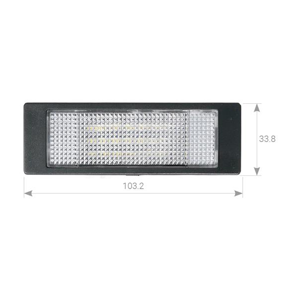 Plafoniere luce targa a LED BMW Serie 1/6-Z4 OEM 63267165735