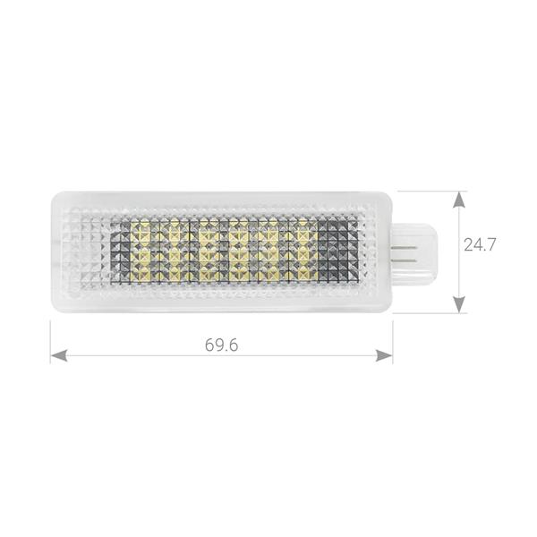 Plafoniere luce cortesia sottoporta LED BMW/MINI OEM 63316902911