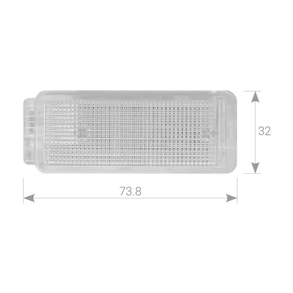 Plafoniera luce bagagliaio a LED Peugeot 206-207-307-3008-5008