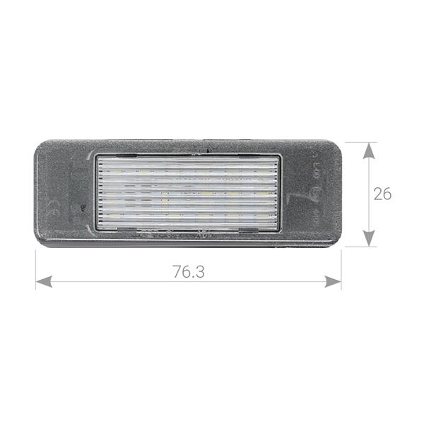 Plafoniere luce targa a LED NISSAN Qashqai - SPRINTER - VIANO