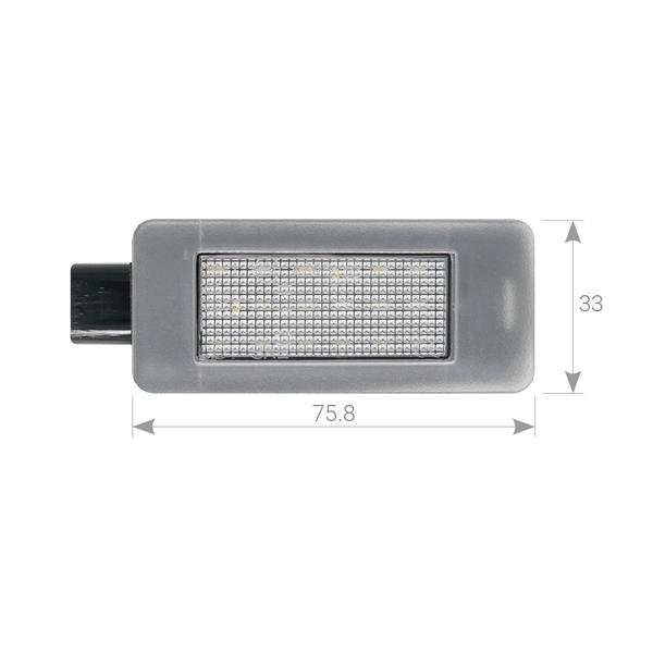 Plafoniere luce targa LED Peugeot 207-308 CITROEN C5