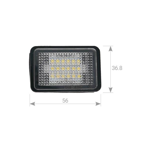 Plafoniere luce targa LED per Mercedes W203-211-219 Tesla