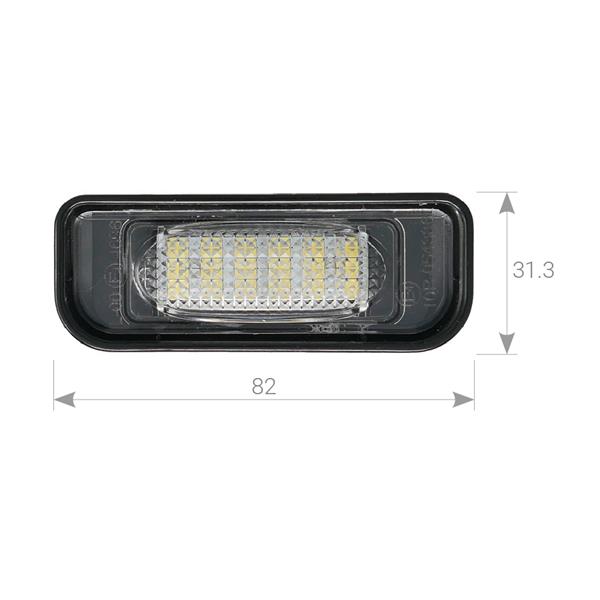 Plafoniere luce targa LED Mercedes W220 (S-class) W220 AMG