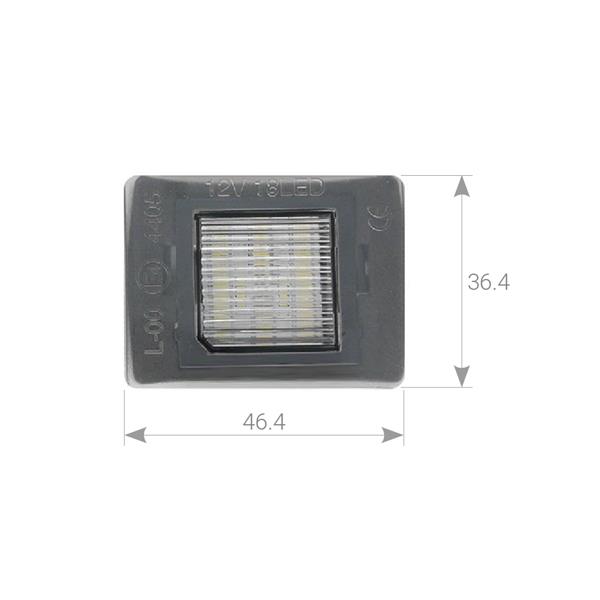 Plafoniere luce targa LED Mercedes W176 12~ W156 14~ R172 11~