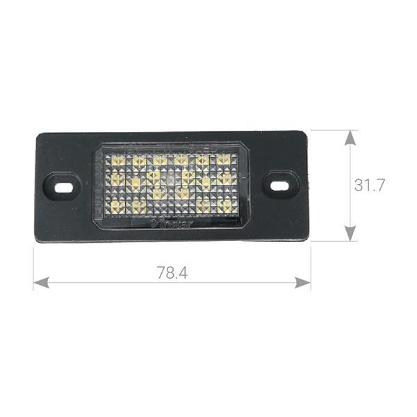 Plafoniere luce targa LED Porsche Cayenne S - VW Touareg