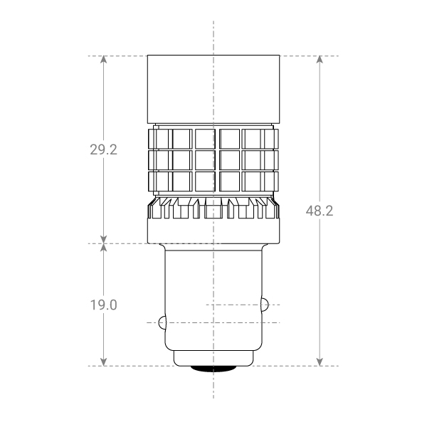 LAMPADE LED 21/5W SUPER CAN-BUS P21/5W 12V (1157) BAY15d